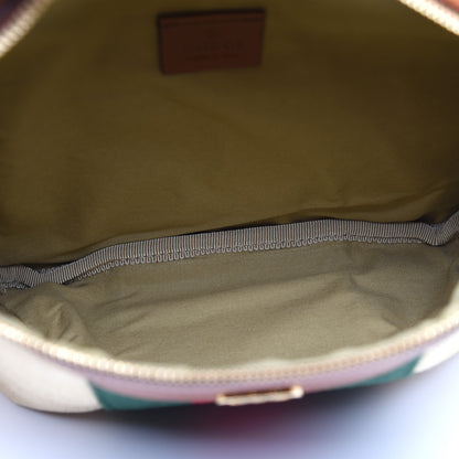 Gucci Vintage Canvas Web Belt Bag Sand Cuir 5 of 9