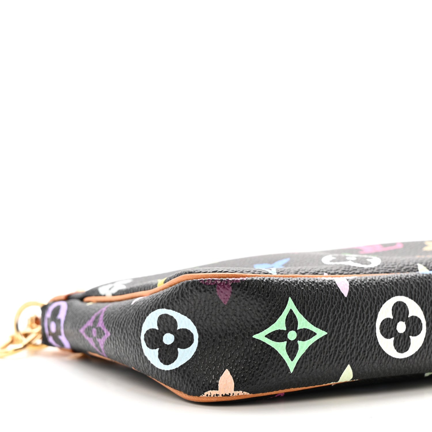 Louis Vuitton Monogram Multicolor Pochette Accessories Black 9 of 11