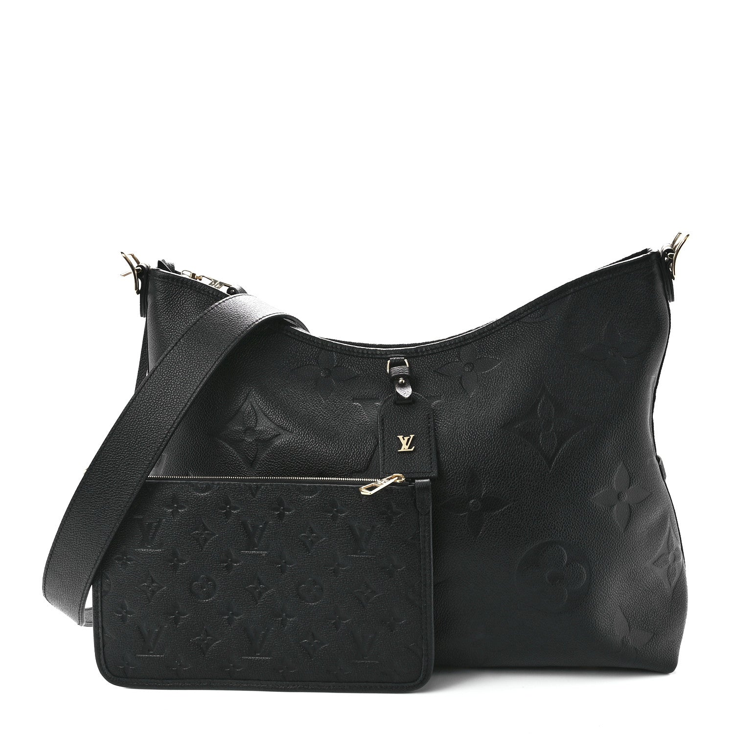 Louis Vuitton Empreinte Monogram Giant CarryAll MM Black 1 of 12