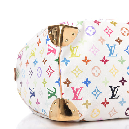 Louis Vuitton Monogram Multicolor Speedy 30 White 6 of 10