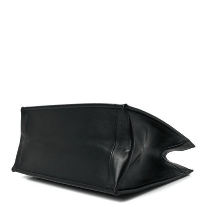 Christian Dior Calfskin Archicannage Medium Essential Tote Black 9 of 11