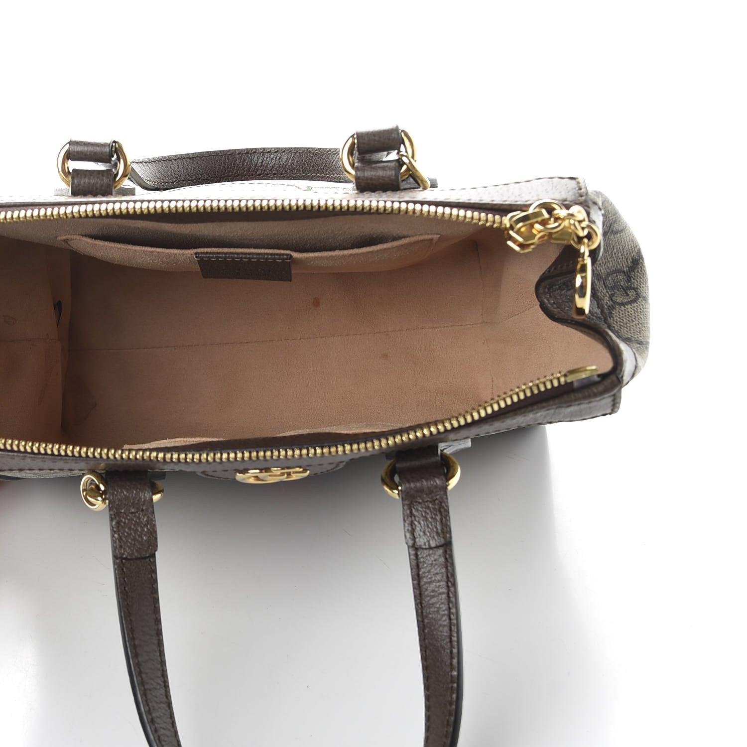 Gucci GG Supreme Monogram Small Ophidia Tote Bag Brown 5 of 10