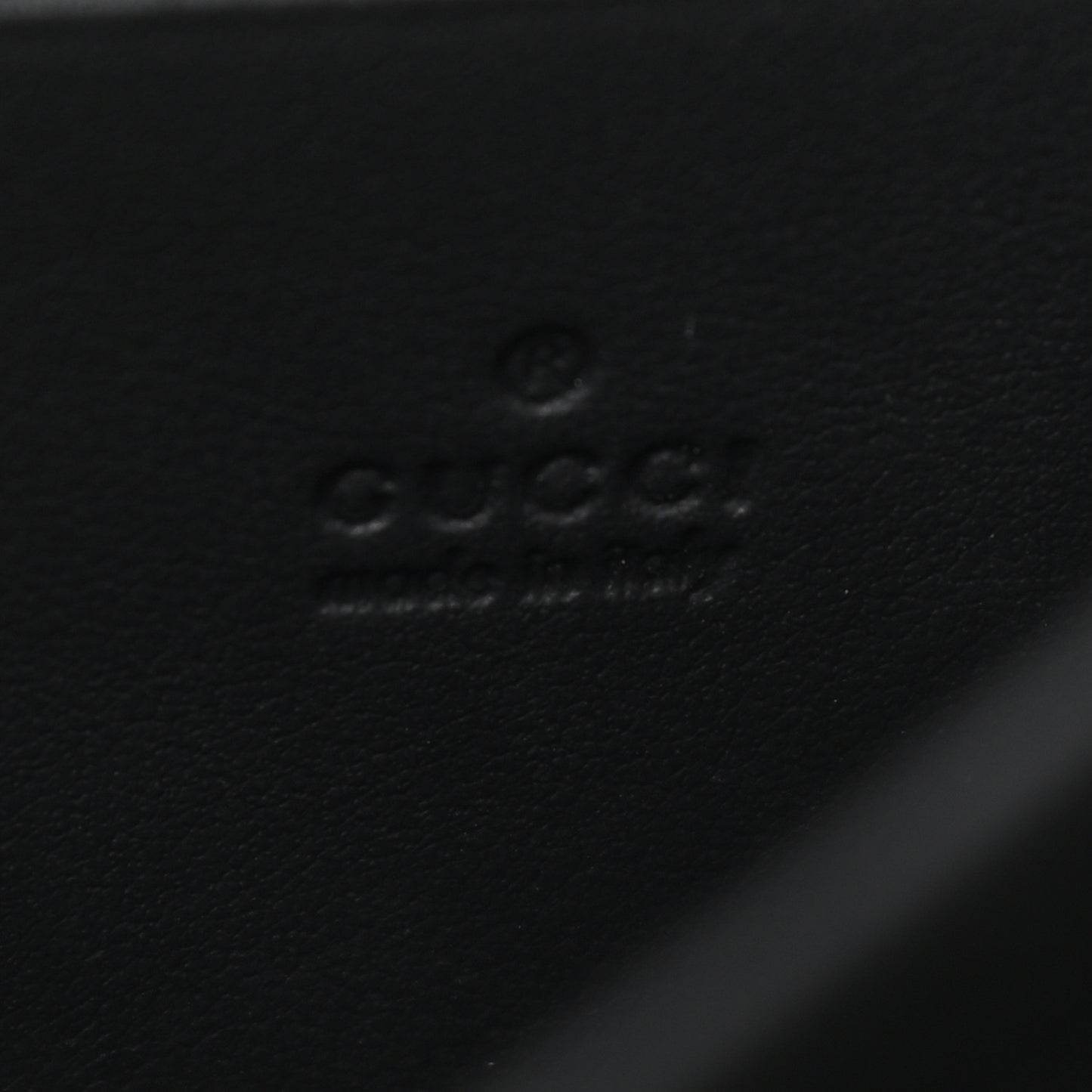 Suede Mini Dionysus Chain Wallet Black