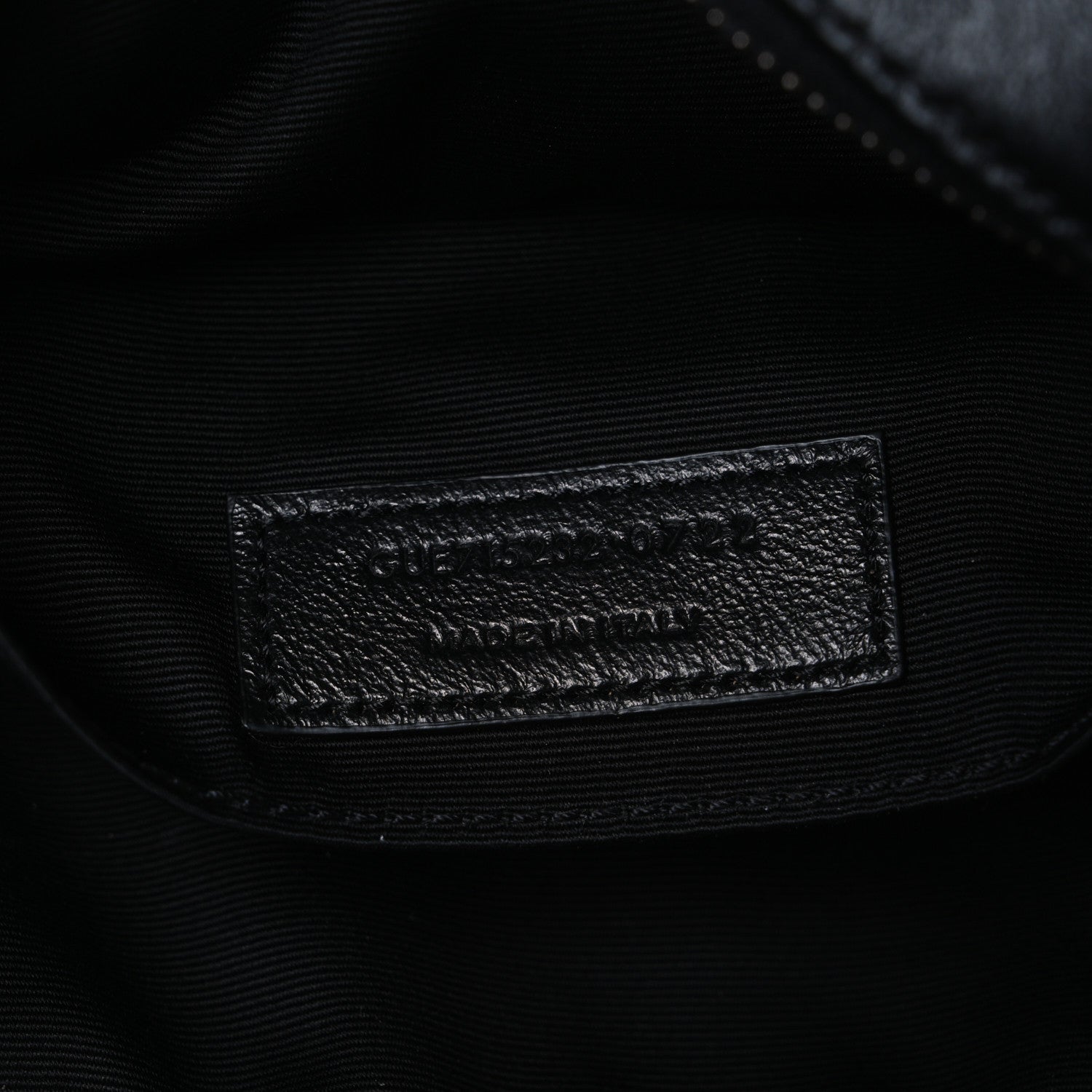 Saint Laurent Calfskin Matelasse Monogram Lou Camera Bag Black 7 of 11