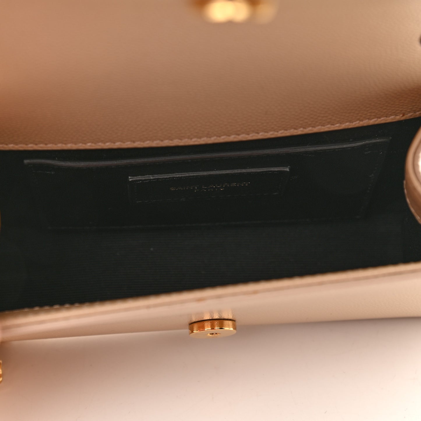Grain De Poudre Small Monogram Kate Satchel Nude Powder