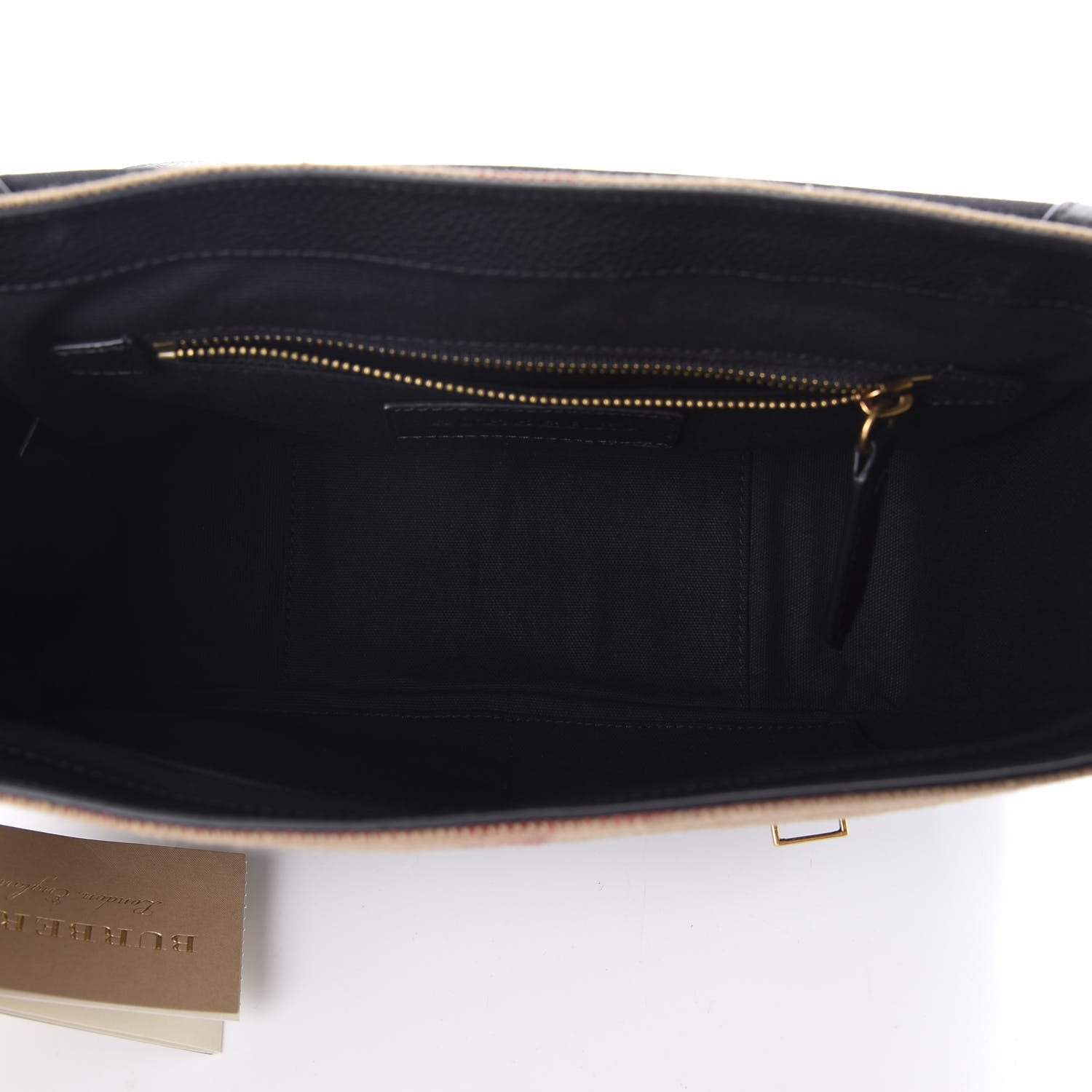 Burberry Canvas Mega Check Large Baildon Messenger Bag Black 5 of 8