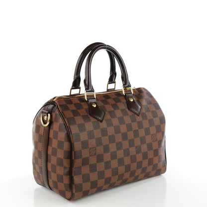 Louis Vuitton Damier Ebene Speedy Bandouliere 25 3 of 8
