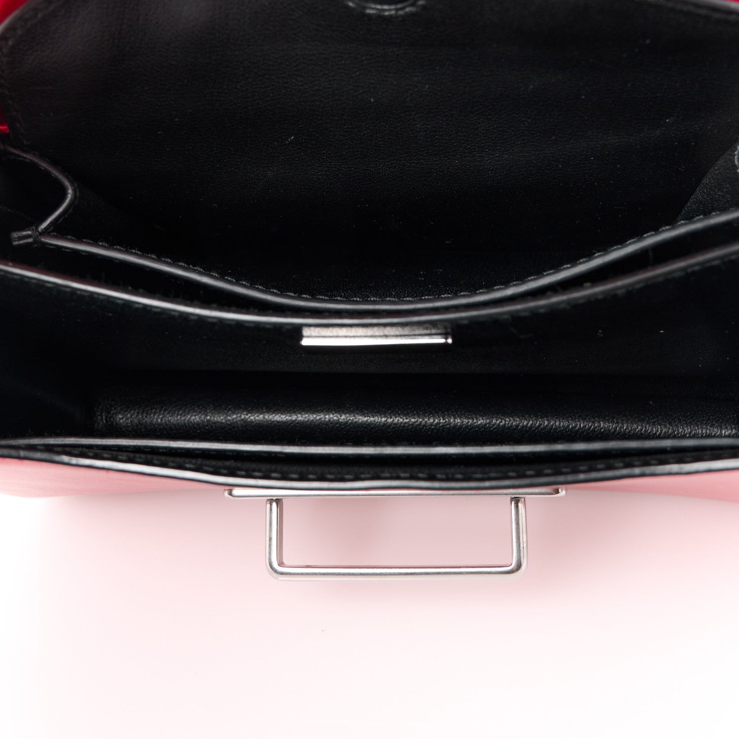 Prada City Calf Saffiano Cahier Bag Rosso Mordore Black 6 of 11