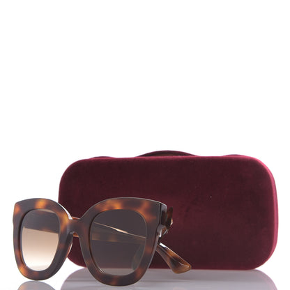Gucci Round Frame Star Sunglasses GG0208S Tortoise 8 of 8