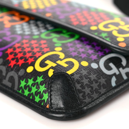 Gucci GG Supreme Monogram Psychedelic Slim Belt Bag Black 9 of 9