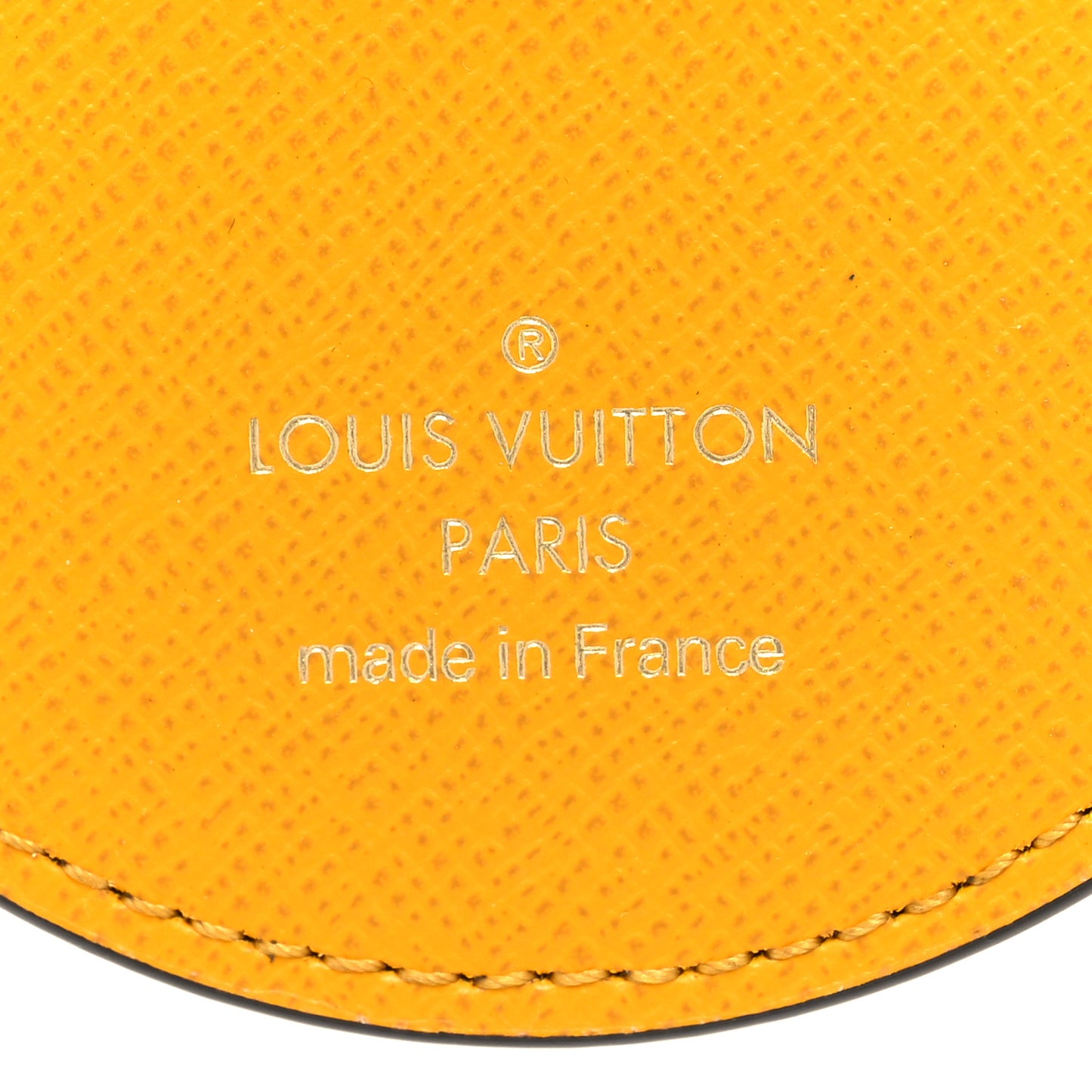 Monogram 2022 Christmas Animation New York Soho Bag Charm Key Ring Yellow