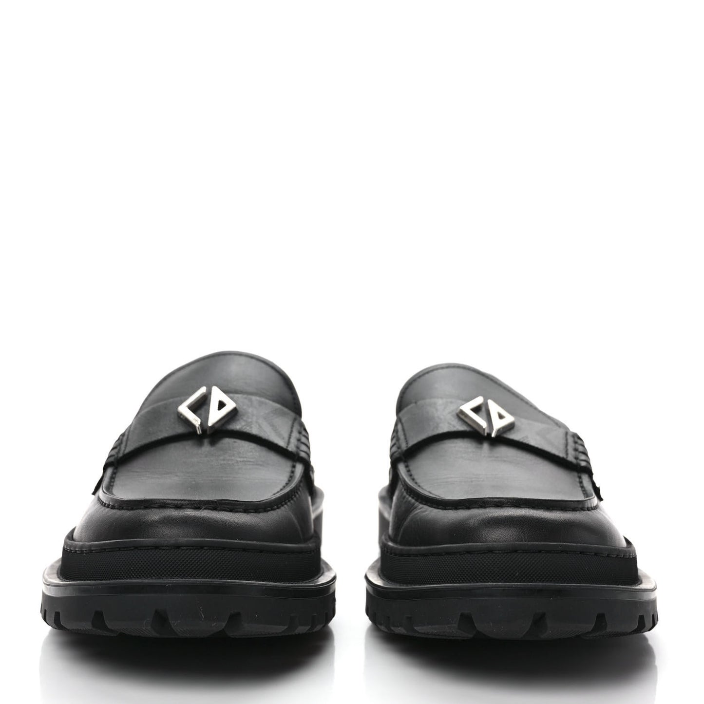 Calfskin CD Loafers 44 Black