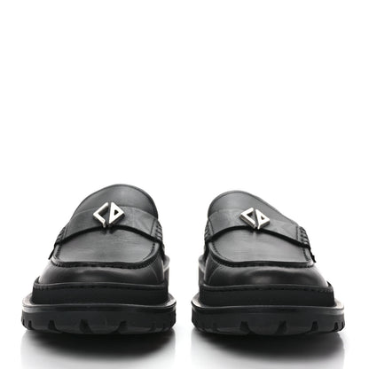 Christian Dior Calfskin CD Loafers 44 Black 2 of 9