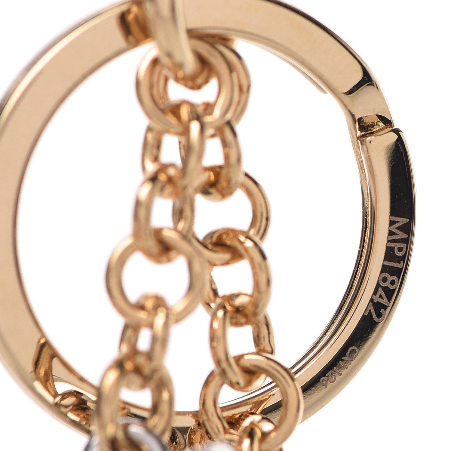 Louis Vuitton Reverse Monogram Night Lights Bag Charm Key Ring 3 of 4