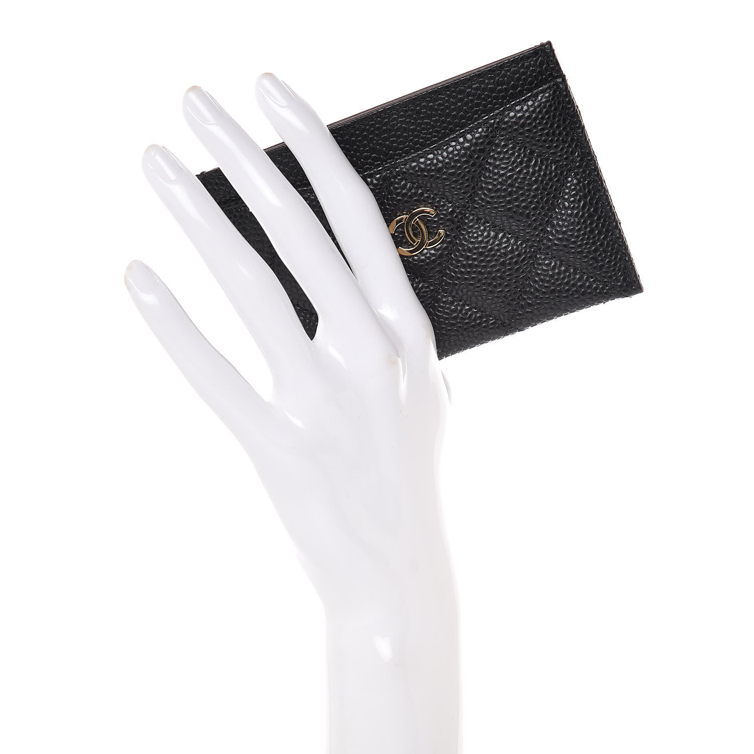 Chanel Caviar Quilted Card Holder Black 2 of 9