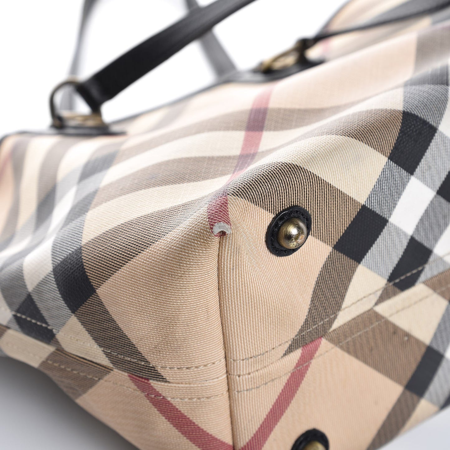 Nova Check Tote Black