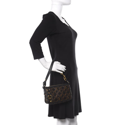Louis Vuitton Monogram Sequins Eclipse Pochette Noir 2 of 8