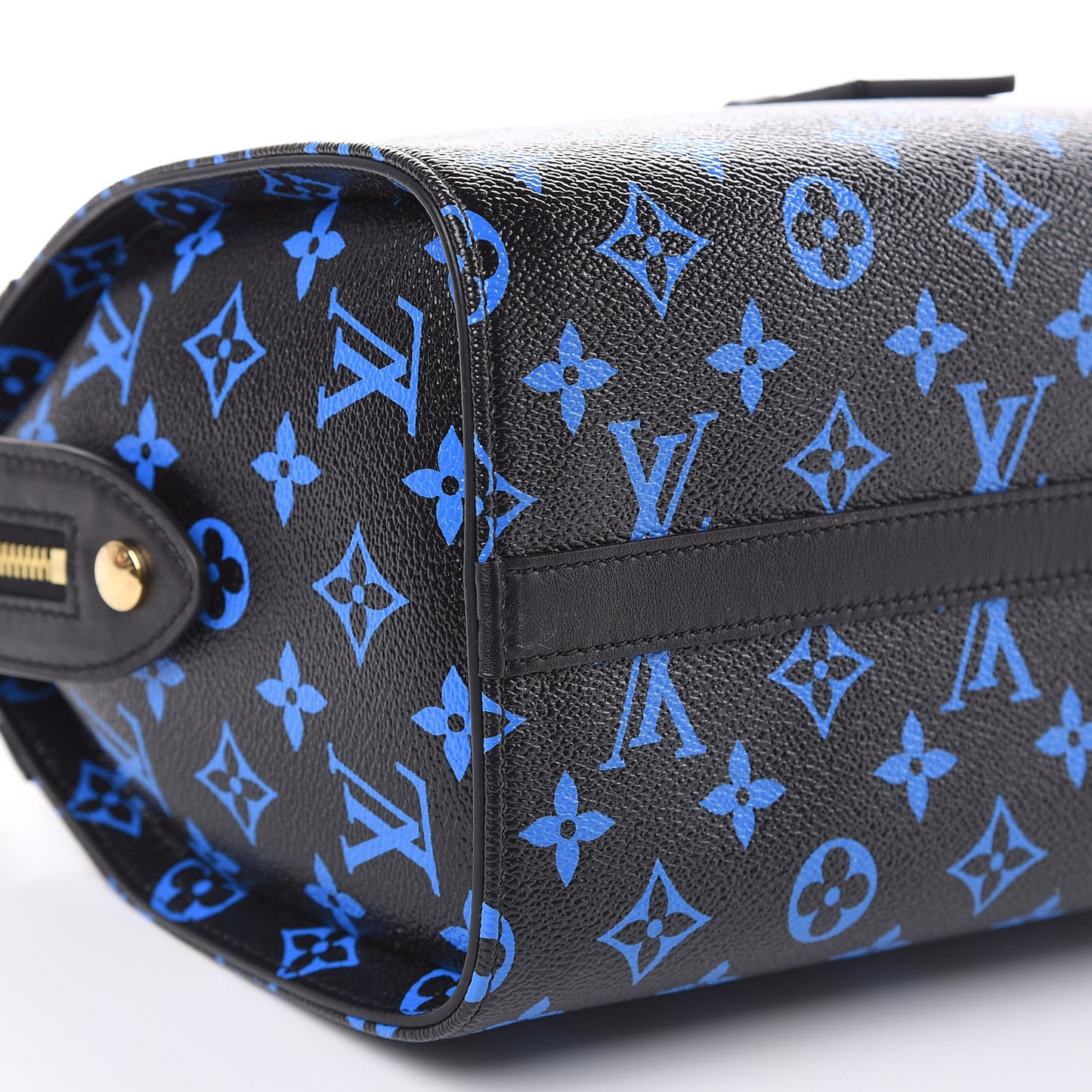 Colored Monogram Speedy Amazon PM Blue Black