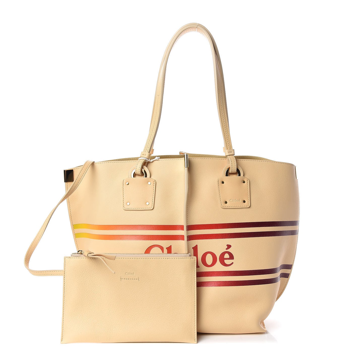Smooth Calfskin Medium Vick Tote Blondie Beige