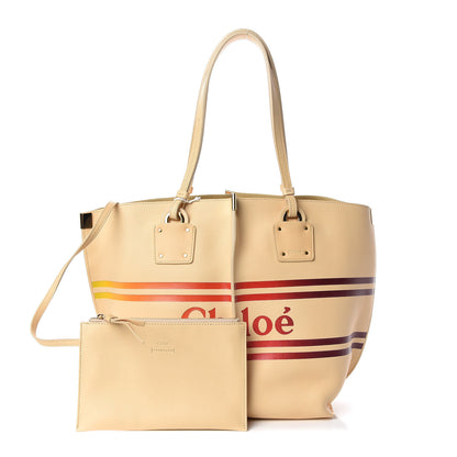 Chloe Smooth Calfskin Medium Vick Tote Blondie Beige 1 of 10