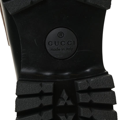 Gucci Cordovan Lux Mens Harald Horsebit Ankle Boots 9 Black 8 of 11