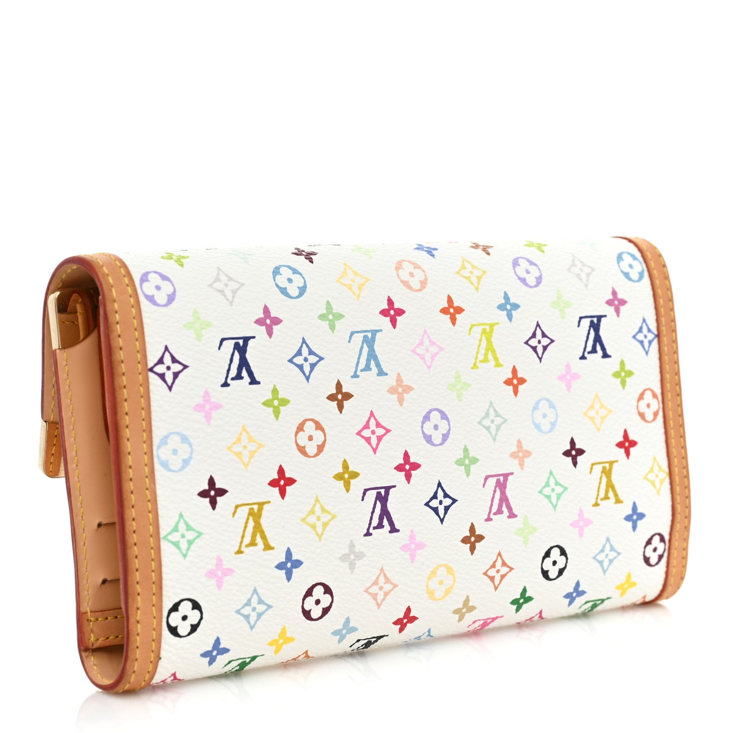 Monogram Multicolor Porte Tresor International Wallet White