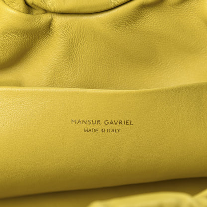 Mansur Gavriel Lambskin Cloud Clutch Pomelo 7 of 9