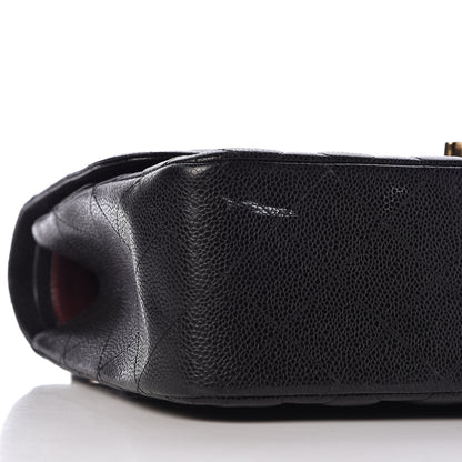 Chanel Caviar Quilted Jumbo Double Flap Black 9 of 11