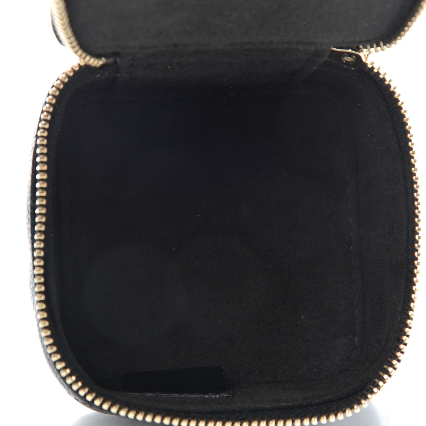 Caviar Quilted Jewelry Travel Case Black