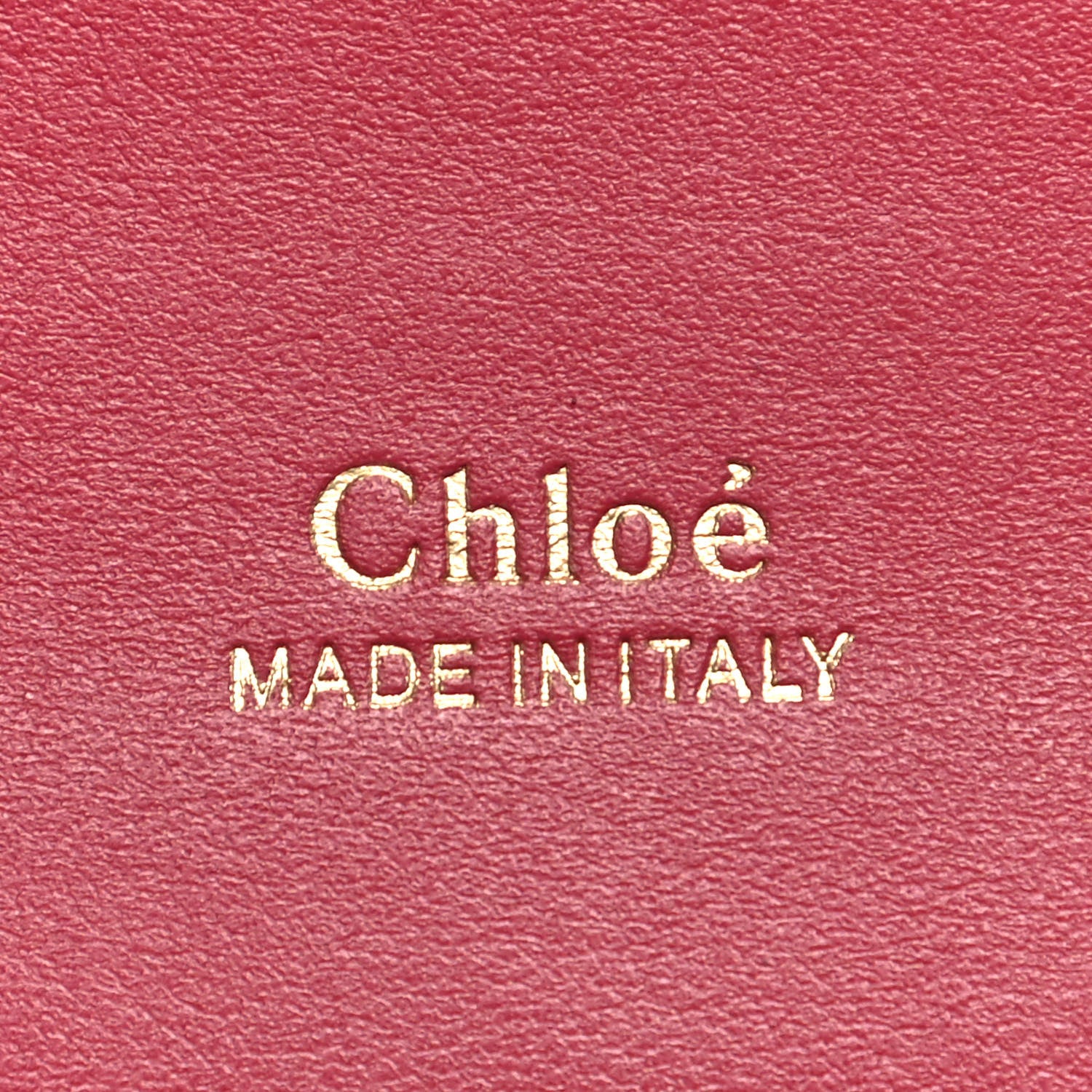Chloe Calfskin Crocodile Embossed Mini Aby Chain Shoulder Bag Graphic Pink 6 of 14
