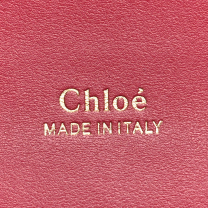 Chloe Calfskin Crocodile Embossed Mini Aby Chain Shoulder Bag Graphic Pink 6 of 14