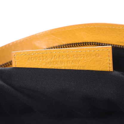Balenciaga Agneau Classic Hardware Premier Clutch Mangue 7 of 7