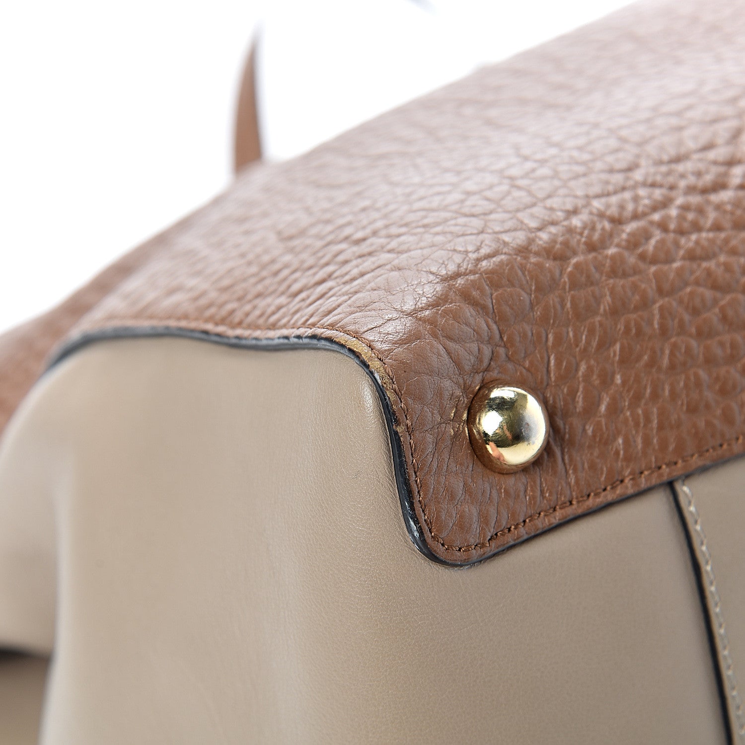 Burberry Heritage Grain Smooth Calfskin Large Clarborough Tote Sepia Brown Honey 11 of 11