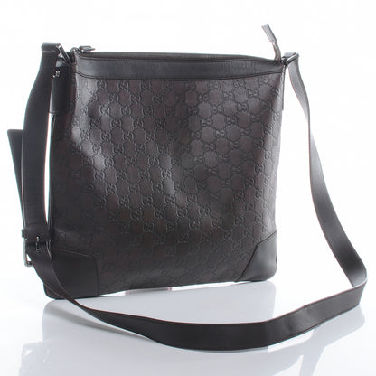 Gucci Guccissima GG Messenger Bag Chocolate 3 of 7