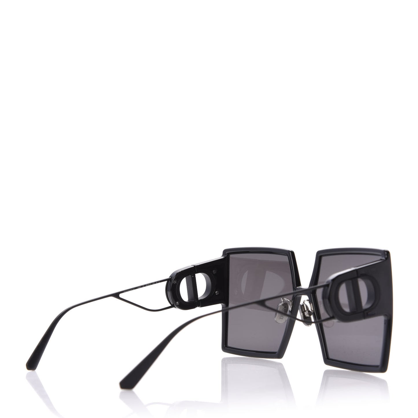 Rectangular 30 Montaigne 1 Sunglasses Black