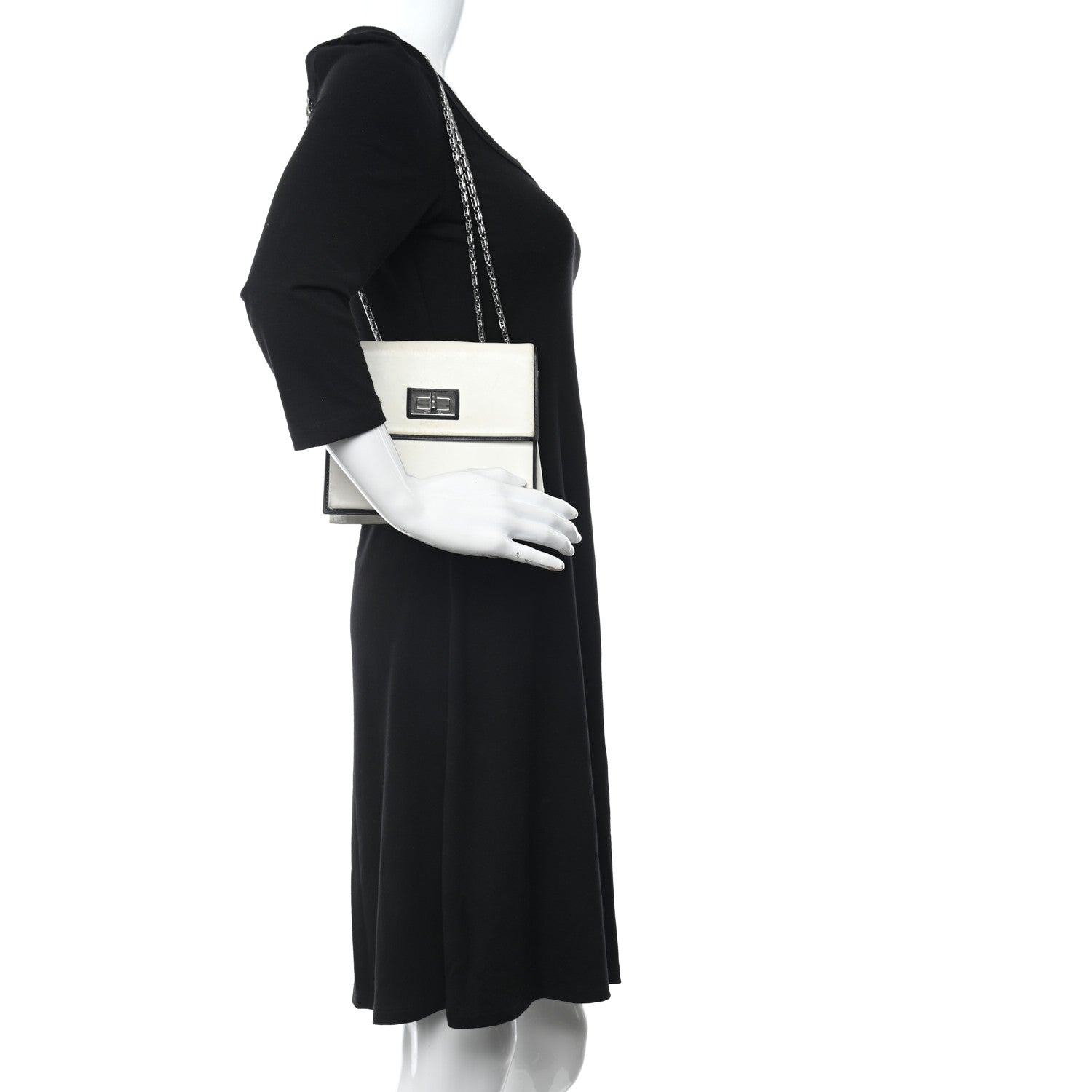 Chanel Lambskin Mademoiselle Flap White 3 of 13