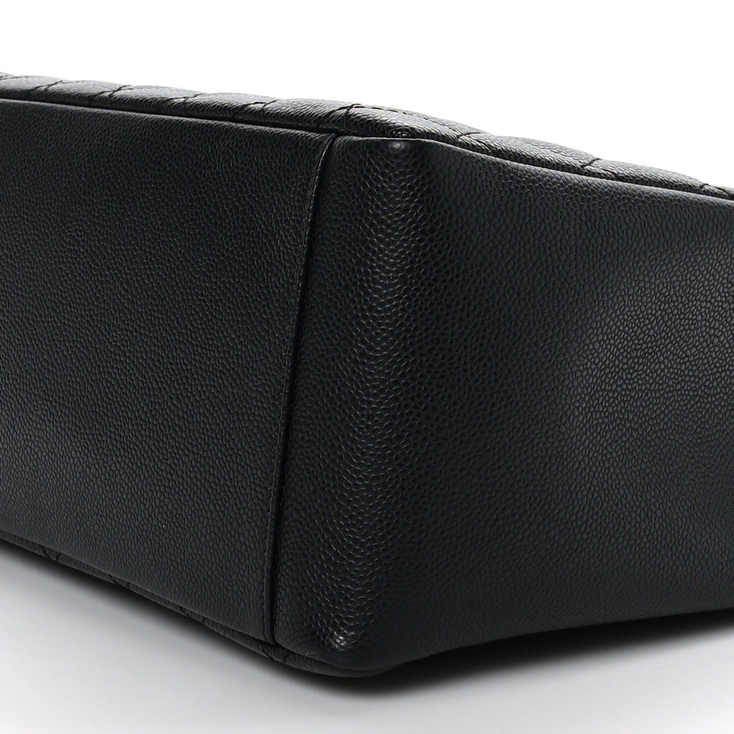 Caviar Quilted Grand Shopping Tote GST Black