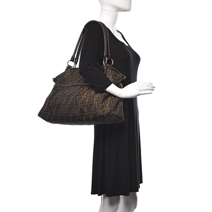 Fendi Zucca Large Chef Shopper Tote Tobacco 2 of 18