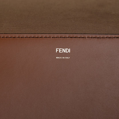 Fendi Vitello King Plexiglass Large Fendi Sunshine Shopper Tote Cuoio 6 of 9