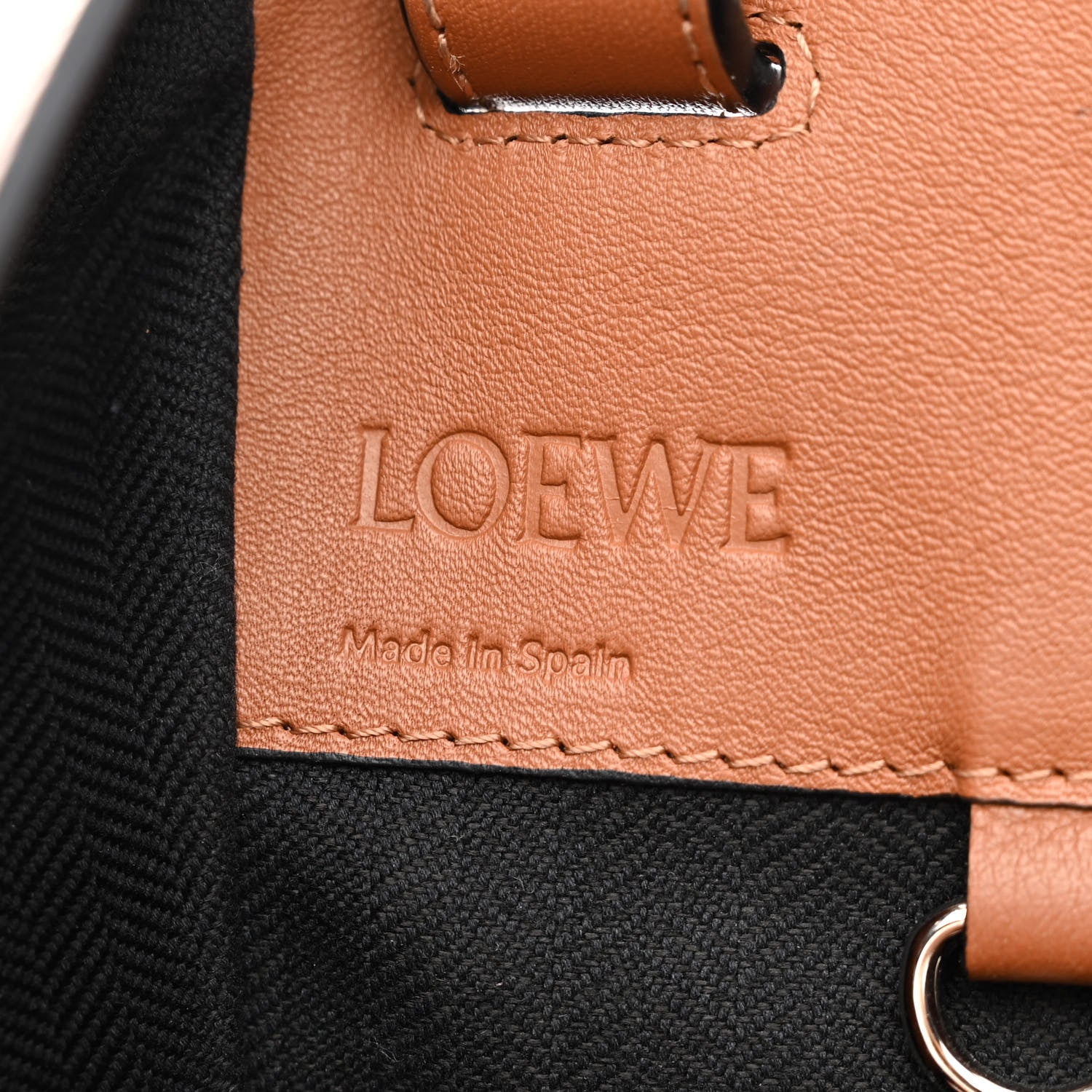 Loewe Calfskin Small Hammock Shoulder Bag Tan 6 of 11