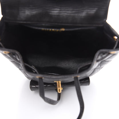 Chanel Lambskin Quilted CC Chain Backpack Black 5 of 16