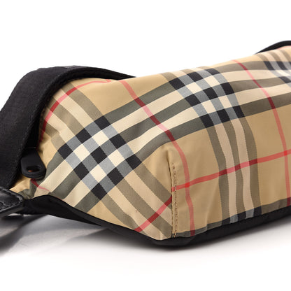 Burberry Nylon Vintage Check Sonny Bum Bag Archive Beige Black 6 of 11
