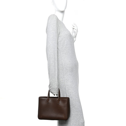 The Row Calfskin Small Day Luxe Tote Deep Brown 2 of 9