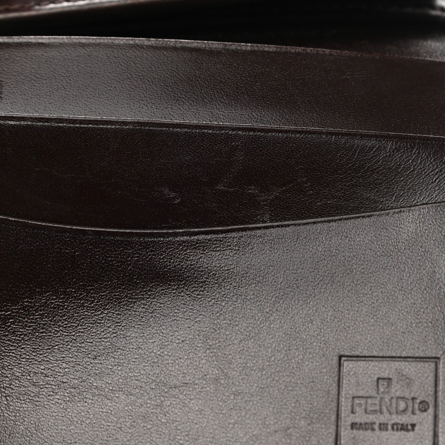 Fendi Zucca Compact Wallet Tobacco 8 of 9