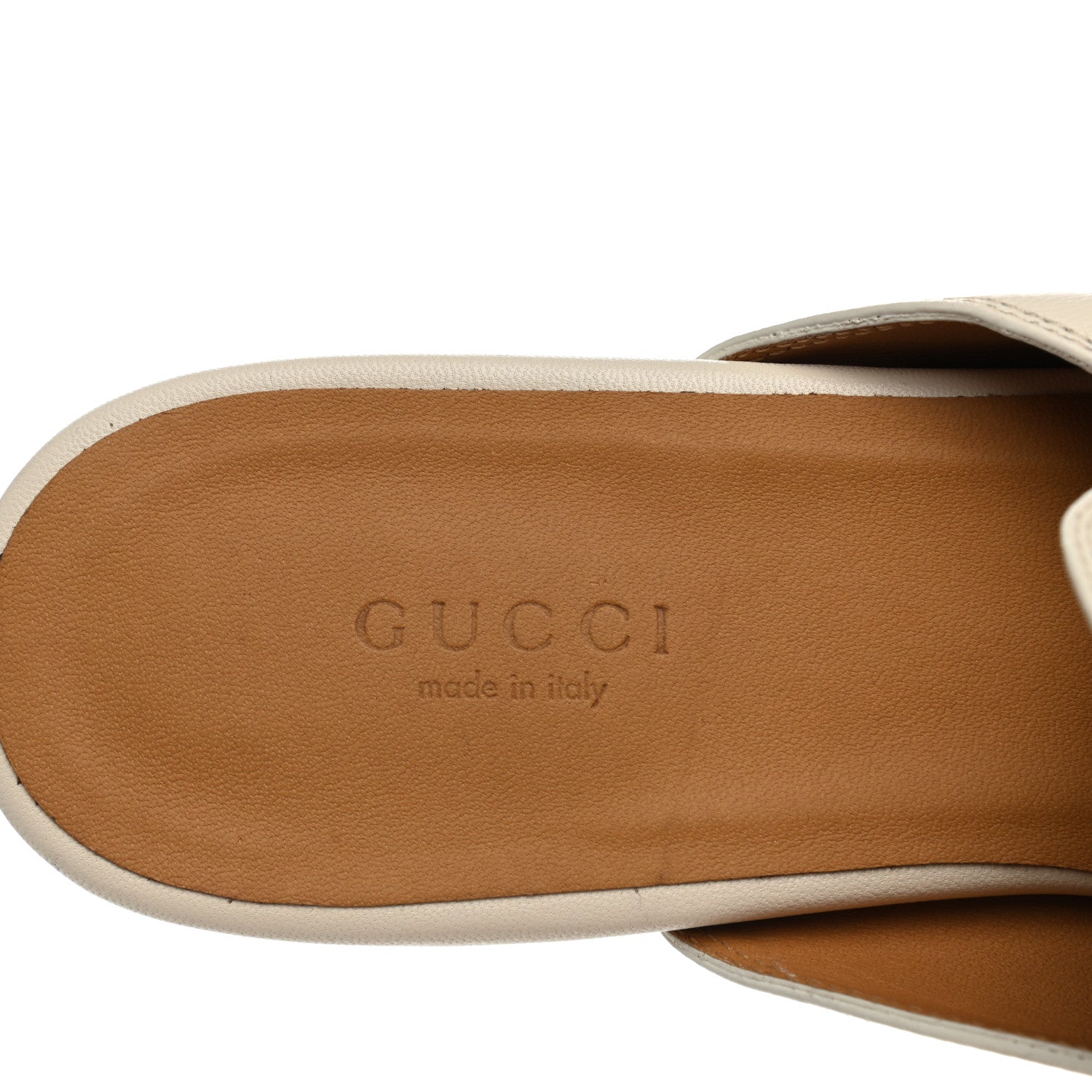Gucci Malaga Kid Womens Princetown Slippers 38 Mystic White 7 of 9