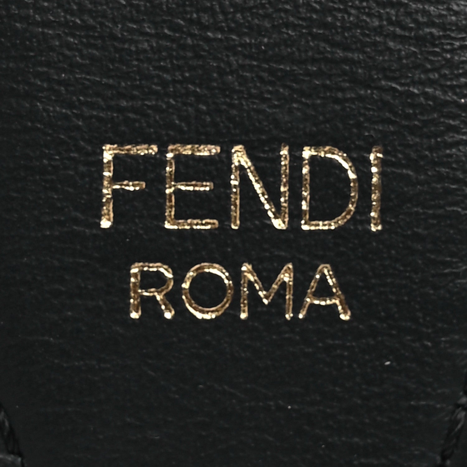 Fendi Vitello Century Opaco Flat Studded Strap You Black 3 of 6