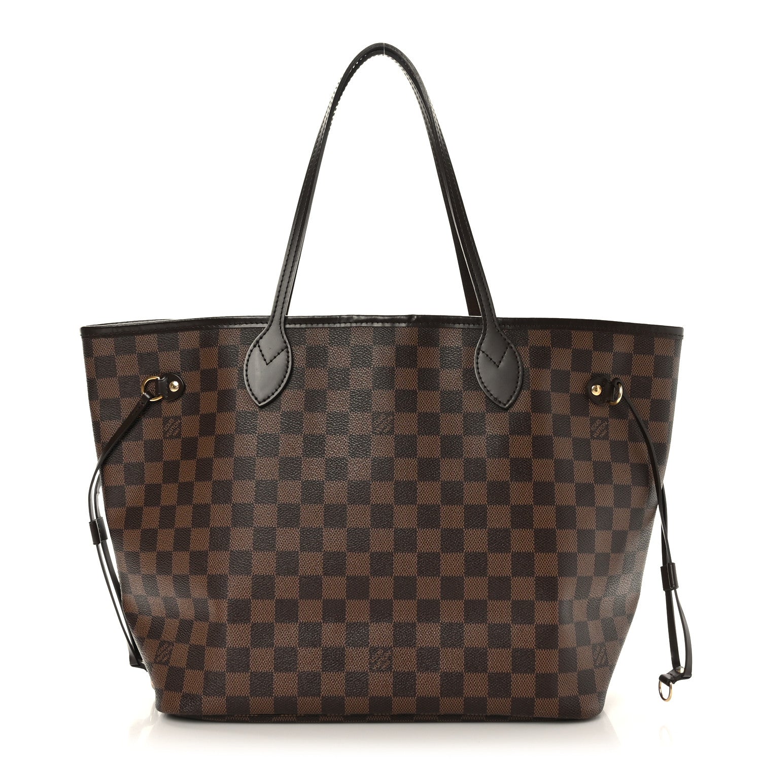 Louis Vuitton Damier Ebene Neo Neverfull MM Rose Ballerine 1 of 9