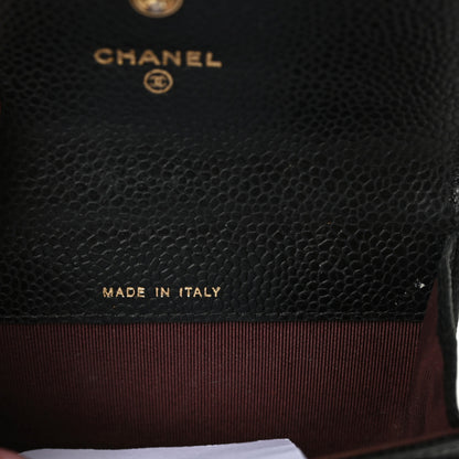 Chanel Caviar Quilted Flap Card Holder Black 7 of 7