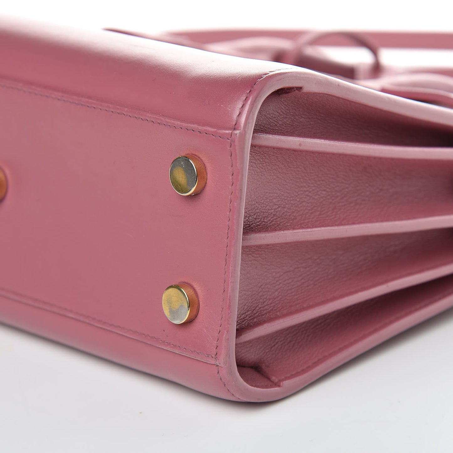 Calfskin Nano Sac De Jour Rose Dark