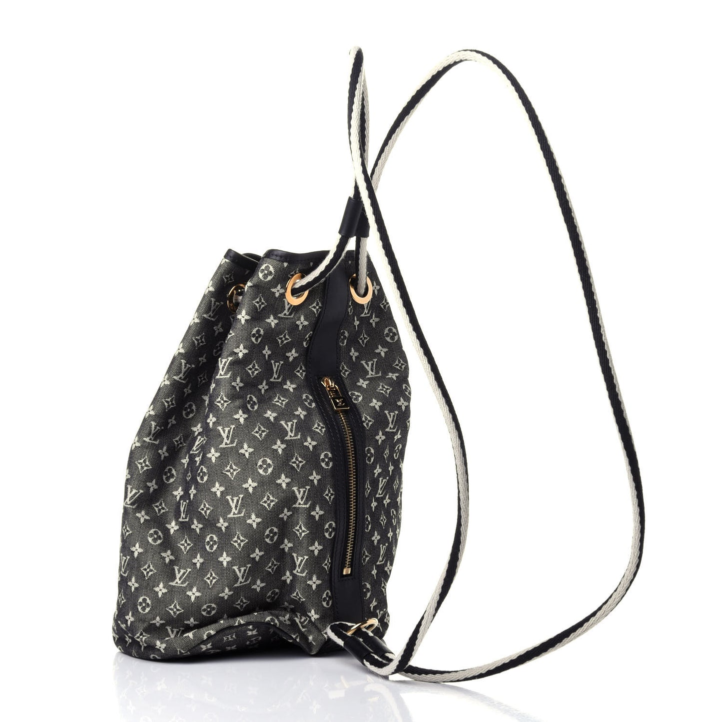 Mini Lin Monogram Betsy Backpack Black